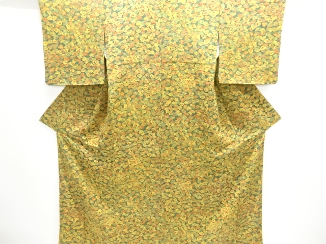 JAPANESE KIMONO / KOMON / FLORAL PLANTS